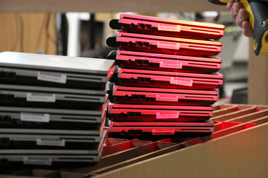 Stacked Laptops