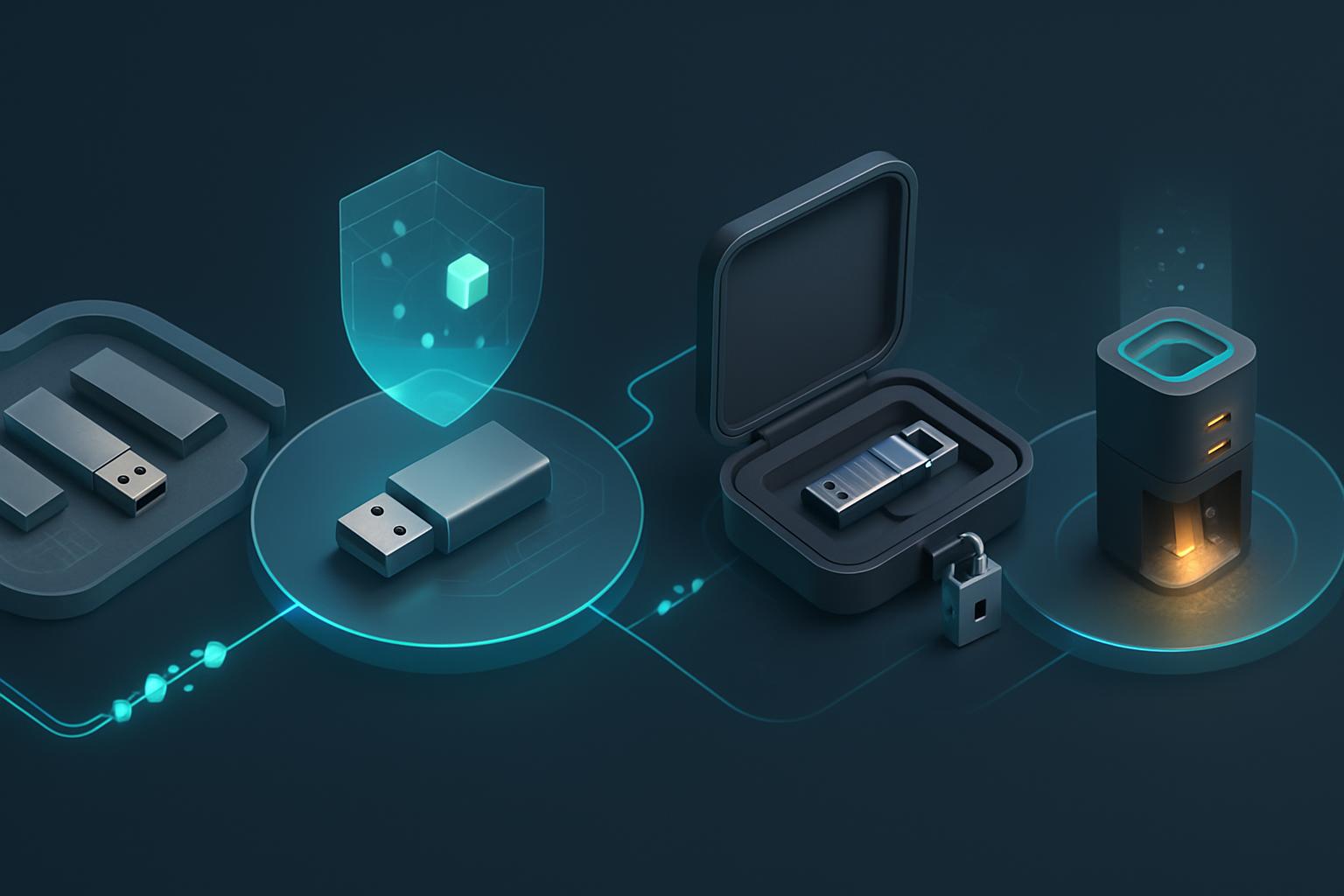 What Are Storage Media Handling Requirements for USB Drives?