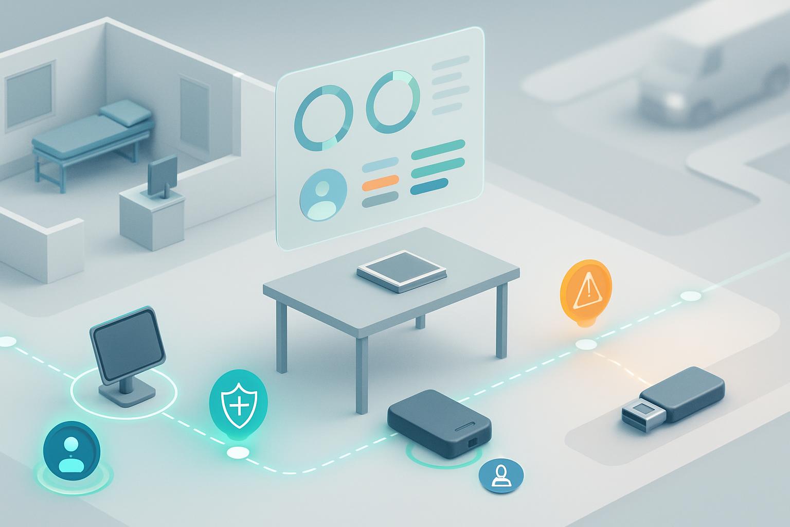 What KPIs Track PHI Device Movement in a Clinic?