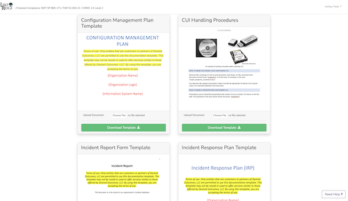  NIST SP 800-171 & CMMC Documentation 